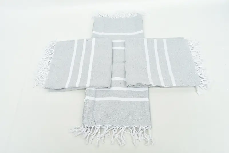 Nedime Hediyesi, Düğün Hediyesi, Kişiselleştirilmiş El Havlusu, 40x18 Pamuklu Çizgili Havlu, Özel Düğün Hediyeleri, Sevgililer Hediyesi, Monogram Mutfak Havlu - 6