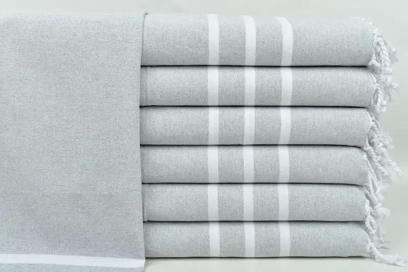 Nedime Hediyesi, Düğün Hediyesi, Kişiselleştirilmiş El Havlusu, 40x18 Pamuklu Çizgili Havlu, Özel Düğün Hediyeleri, Sevgililer Hediyesi, Monogram Mutfak Havlu - 1