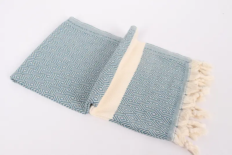 Kitchen Towel, Turkish Towel Monogram, Bridesmaid Gifts, Best Wedding Gift, Christmas Favors, 36x20 Cotton Diamond Towel, Turkish Hand Towel - 6