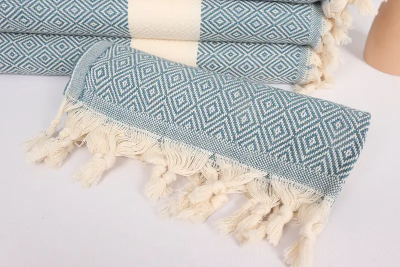 Kitchen Towel, Turkish Towel Monogram, Bridesmaid Gifts, Best Wedding Gift, Christmas Favors, 36x20 Cotton Diamond Towel, Turkish Hand Towel - 4