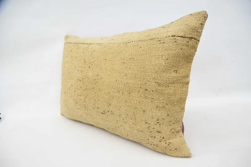Boho Pillow Sham Cover, 20x28 Beige Cushion, Authentic Cushion, Home Decor Pillow, Luxury Pillow Cover, Pillow Cover, Vintage Kilim Pillow - 5
