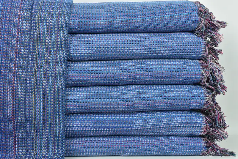 Throw Blanket, Turkish Blanket, 90x88 Cotton Colorful Diamond Towel, Bachelorette Gifts, Monogram Beach Blanket, Aesthetic Blanket, Couch Blanket - 1