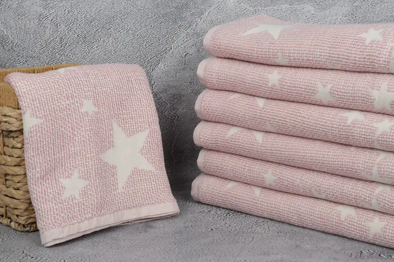 Throw Blanket Couch, Embroidery Bedspread, Organic Beach Blanket, 50x48 Cotton Star Design Towel, Bachelorette Gifts, Aesthetic Blanket, Bedspread - 4