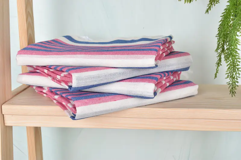 Sand-free peshtemal towel for the beach, Bachelor Gifts, 68x40 Cotton Striped Towel, Bridal Gifts, Gift For Her, Hammam Towel USA, Best Beach Towel - 7