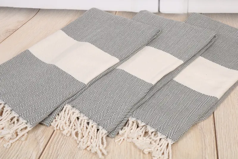 Scarf Towel, Gift For Her, Housewarming Gift, Personalized Bridesmaid Gift, 70x40 Cotton Herringbone Towel, Bachelor Gift, Turkish Towel Bulk - 6