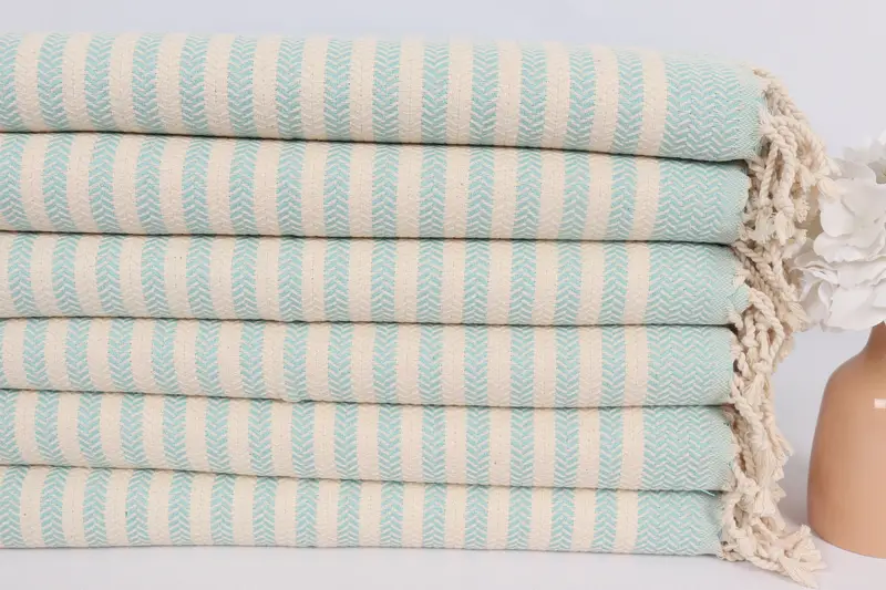 Wedding Gift, 40x18 Cotton Chevron Towel, Bachelor Bachelorette Party Favors, Organic Towel, Wedding Favors, Personalized Hand Towel, Gift For Her - 3