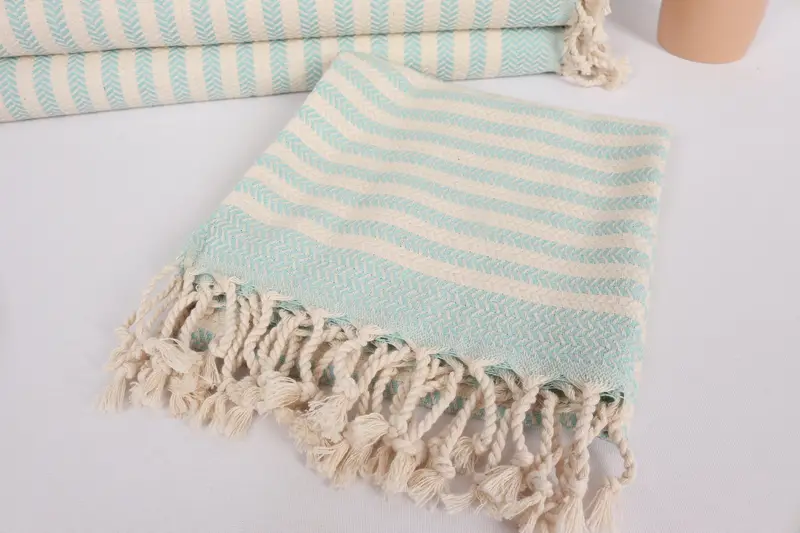 Wedding Gift, 40x18 Cotton Chevron Towel, Bachelor Bachelorette Party Favors, Organic Towel, Wedding Favors, Personalized Hand Towel, Gift For Her - 5