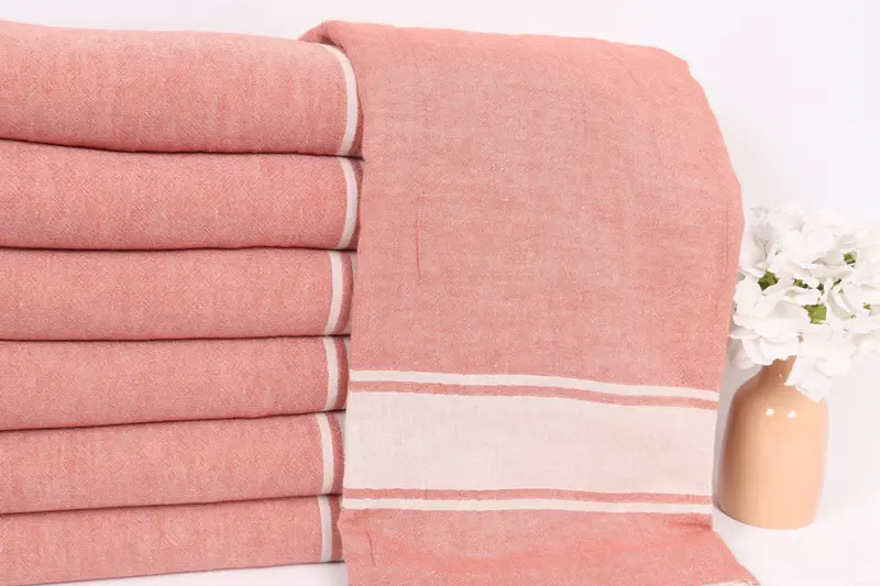 Turkish Cotton Blanket, Personalized Gift, Monogram Beach Blanket, Bridal Shower Gift, Housewarming Gift, Bedspread, 70x60 Cotton Striped Towel - 2