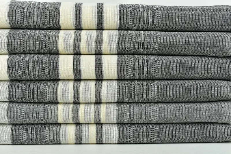 Baby Boy Gift, 68x40 Cotton Striped Towel, Bridal Shower Gift, Luxury towel, Housewarming Gift, Turkish beach towel with fringe, Beach Wedding Favor - 2