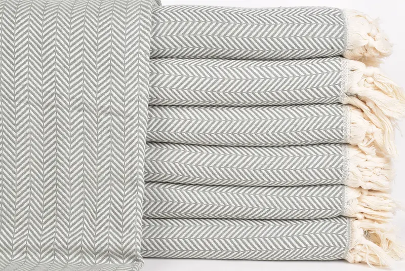 Oversized Beach Towel, Bachelorette Party Favors, 92x76 Cotton Chevron Towel, Woven Blanket, Woven Throw Blanket, Wedding Shower Gift - 1
