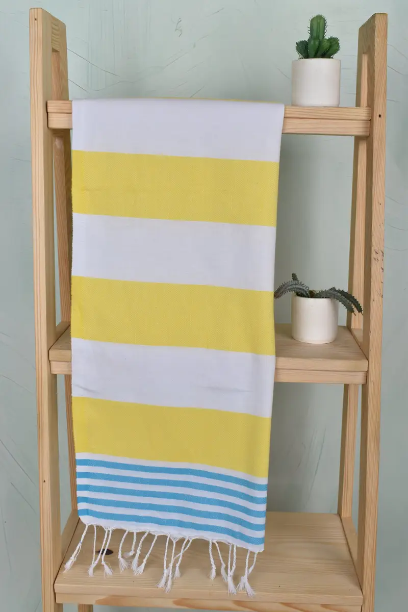 Personalized Dish Towel, Monogram Hand Towel, Turkish Towel Hand Towel, Spa Towel, 40x24 Cotton Striped Towel, Gift For Bride, Bridal Shower Favors - 8