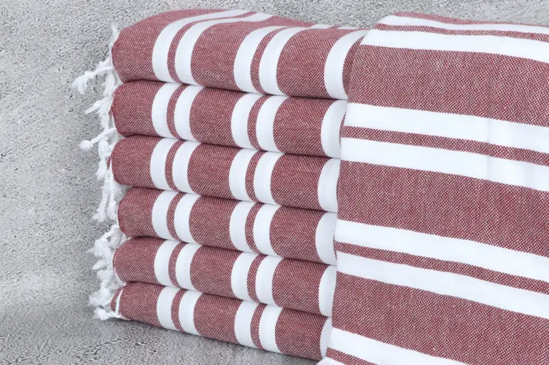Custom Towel, 70x40 Cotton Striped Towel, Absorbent Turkish towel, Cancun Bachelorette Party Gift Ideas, Welcome Wedding Gift, Personalized Towel - 1