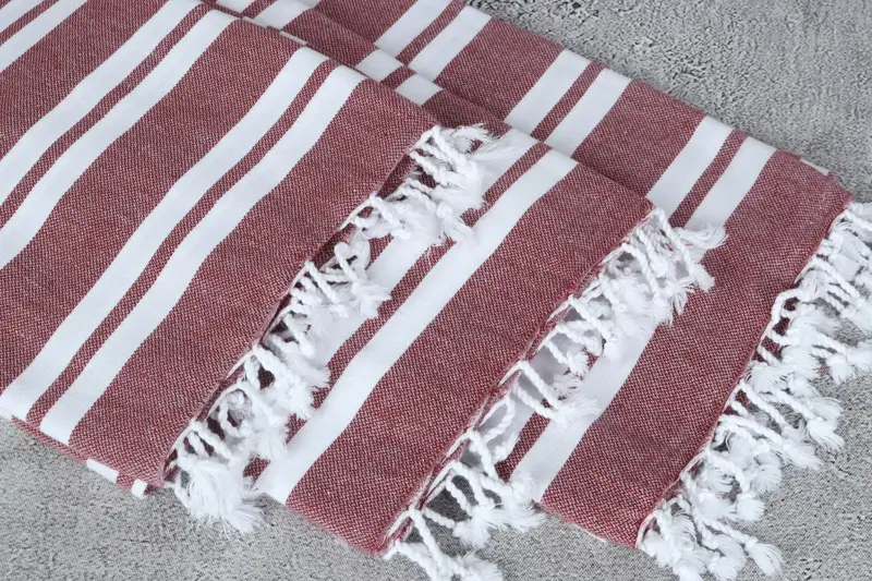 Custom Towel, 70x40 Cotton Striped Towel, Absorbent Turkish towel, Cancun Bachelorette Party Gift Ideas, Welcome Wedding Gift, Personalized Towel - 5