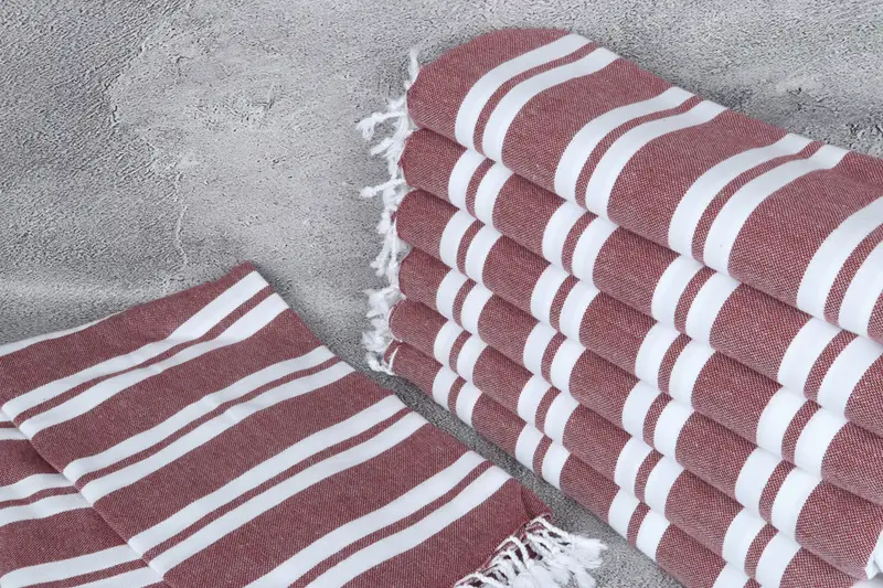 Custom Towel, 70x40 Cotton Striped Towel, Absorbent Turkish towel, Cancun Bachelorette Party Gift Ideas, Welcome Wedding Gift, Personalized Towel - 2