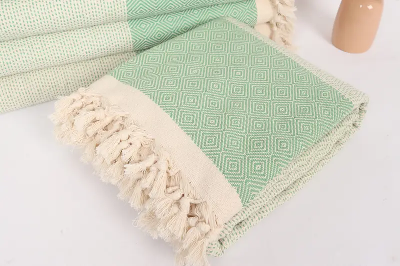 Custom Decke, Brautduschengeschenk, 104x80 Baumwolldiamanttuch, ästhetische Decke, Brautpartygeschenke, türkische Stranddecke, Boho -Wurfdecke - 5