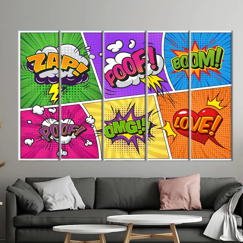 Woman Canvas Art, Fashion Art Decor, Trendy Wall Art, OMG Canvas Art, Girl Room Art Decor, Wall Hanging Art, Canvas Art Decor, Modern Canvas - 4