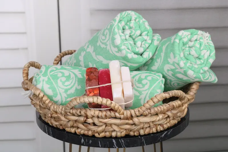 Beach Size Towel, Housewarming Gift, Christmas Gift, Family Gift Basket, 68x36 Cotton Baroque Towel, Bridesmaid Gift Towel, Bachelorette Party Gifts - 5
