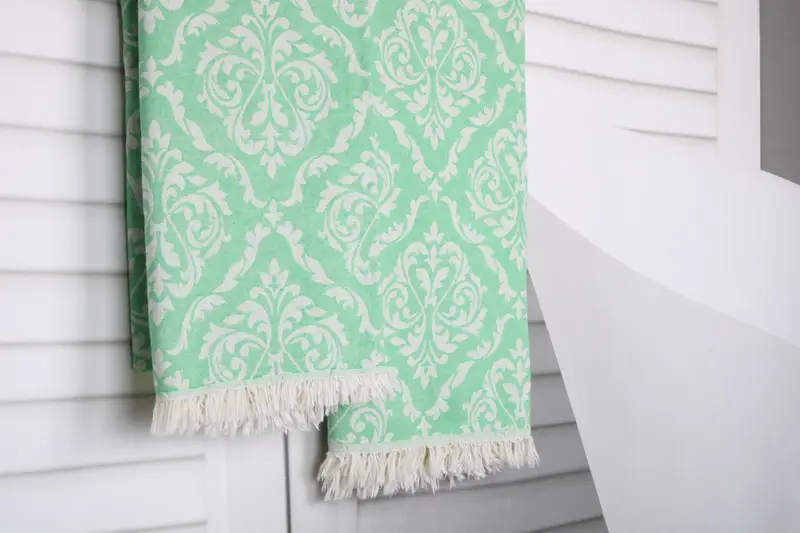 Beach Size Towel, Housewarming Gift, Christmas Gift, Family Gift Basket, 68x36 Cotton Baroque Towel, Bridesmaid Gift Towel, Bachelorette Party Gifts - 8