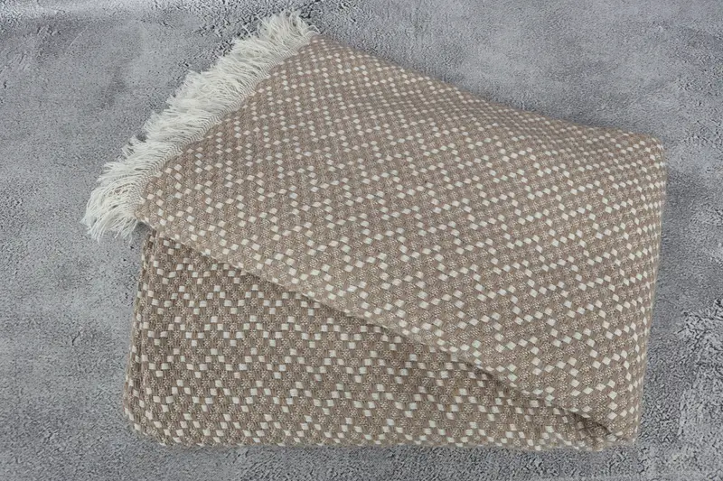 Monogram Blanket, Custom Blanket, 76x68 Cotton Herringbone Towel, Gift For Her, Oversized Beach Towel, Turkish Tablecloth, Bachelorette Gifts - 6