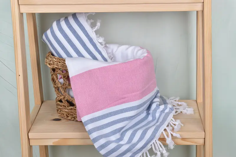 Friends Beach Towel, Quick-dry peshtemal, Bridesmaid Gift Towel, 70x40 Cotton Striped Towel, Hammam Towel USA, Bridesmaid Gifts, Valentines Gift - 4