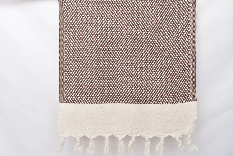 34x18 Cotton Zigzag Design Towel, Personalized Dish Towel, Personalized Kitchen Towel, Turkish Towel Hand Towel, Gift For Him, Bridal Shower Favor - 8