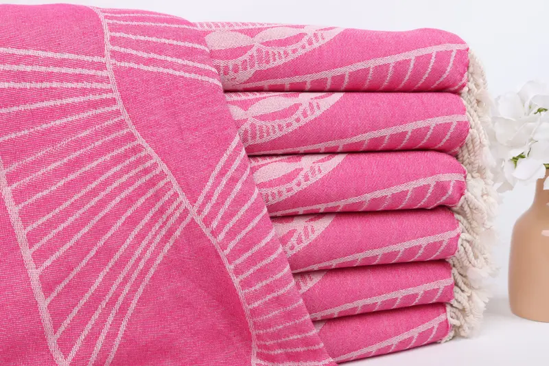 Peshtemal Towel USA, Home Gift, 68x40 Cotton Striped Design Towel, Monogrammed Beach Towel, Soft towel, Turkish Towel Beach, Summer Gift Ideas - 2