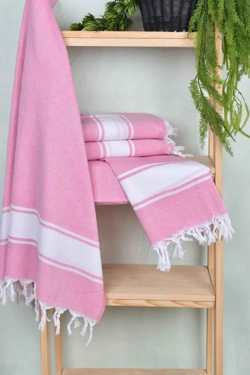 70x40 Cotton Striped Towel, Spa Gift, Turkish Towel Beach, Monogram Turkish Towel, Organic towel, Organic cotton peshtemal for spa and beach - 6