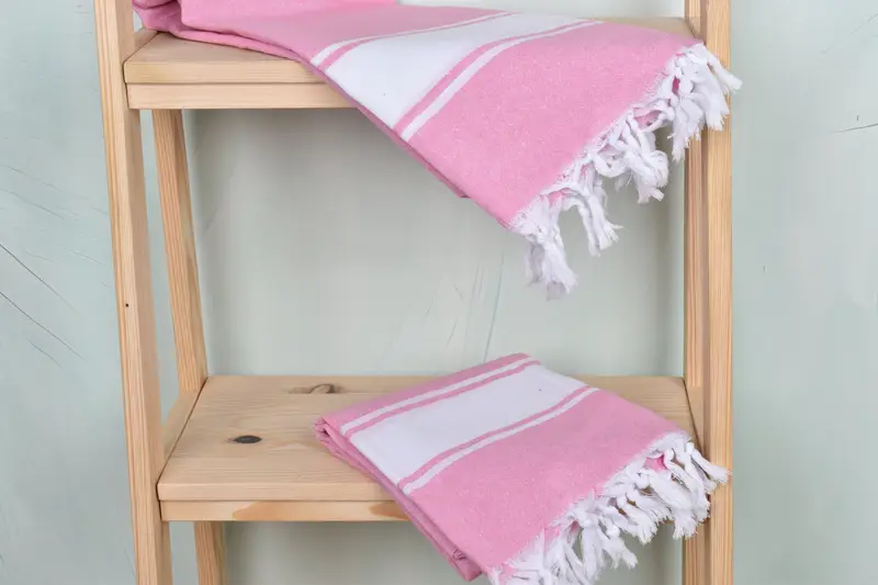 70x40 Cotton Striped Towel, Spa Gift, Turkish Towel Beach, Monogram Turkish Towel, Organic towel, Organic cotton peshtemal for spa and beach - 5