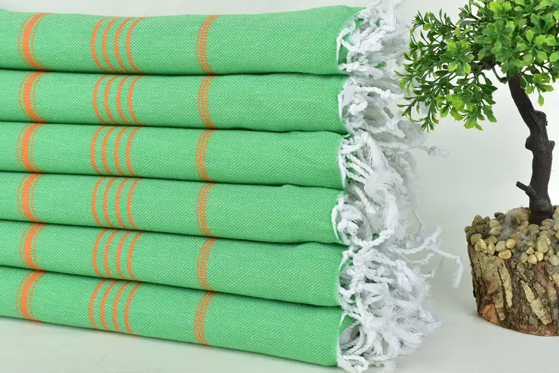 70x40 Cotton Striped Towel, Valentines Day Gift For Him, Bachelor Towel, Cotton towel, Wedding Anniversary Gift, Travel towel, Luxury towel - 3