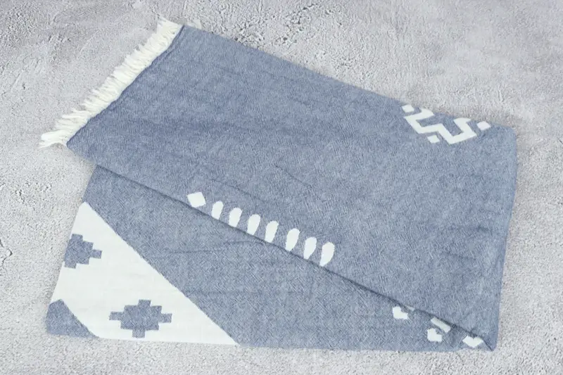 Monogram Turkish Towel, Personalized Wedding Gift, Beach Towel Monogram, Custom Gifts, 70x40 Cotton Geometric Towel, Bachelorette Party Decorations - 6