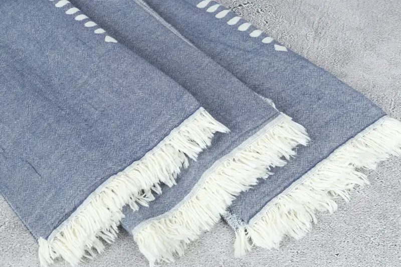 Monogram Turkish Towel, Personalized Wedding Gift, Beach Towel Monogram, Custom Gifts, 70x40 Cotton Geometric Towel, Bachelorette Party Decorations - 5