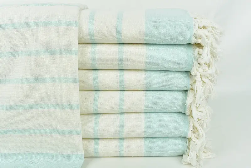 Bridal Shower Gifts, Monogram Turkish Towel, 68x39 Cotton Striped Towel, Beach Towel Personalized, Bachelorette Party Favors, Beach Towel Bulk - 1