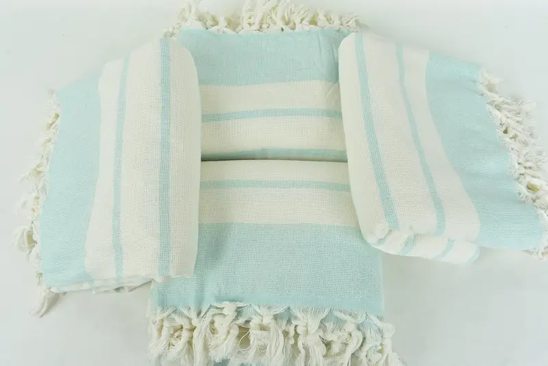 Bridal Shower Gifts, Monogram Turkish Towel, 68x39 Cotton Striped Towel, Beach Towel Personalized, Bachelorette Party Favors, Beach Towel Bulk - 6