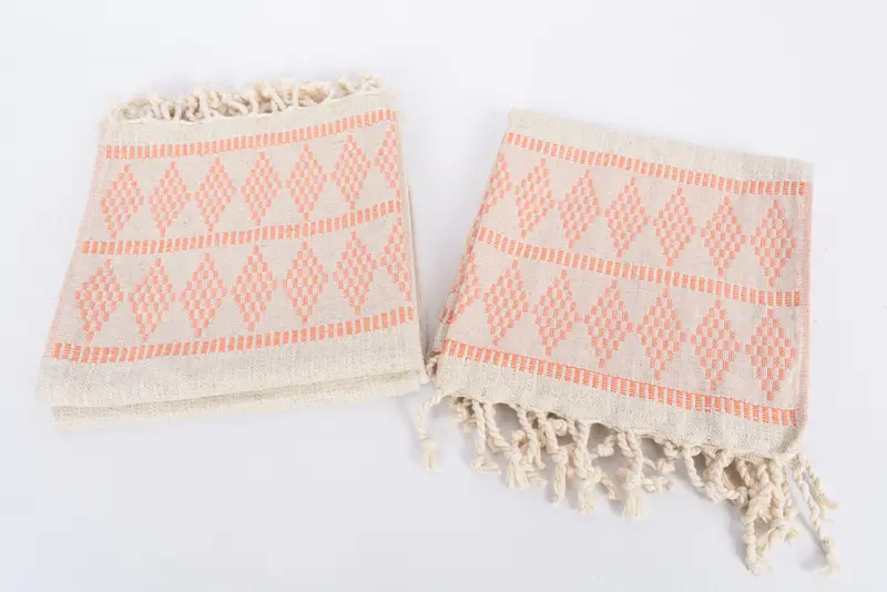 Bathroom Towels, Employee Gifts, Halloween Bachelorette Party Favors, 40x20 Linen Kilim Design Towel, Turkish Hand Towel, Personalized Kitchen Towel - 7