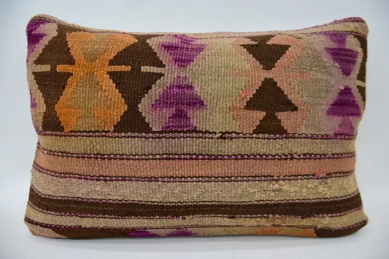 Pillow for Couch, Antique Pillows, 16x24 Beige Pillow, Home Decor Pillow, Pillow Case, Neutral Throw Cushion, Vintage Cushion Cover - 4