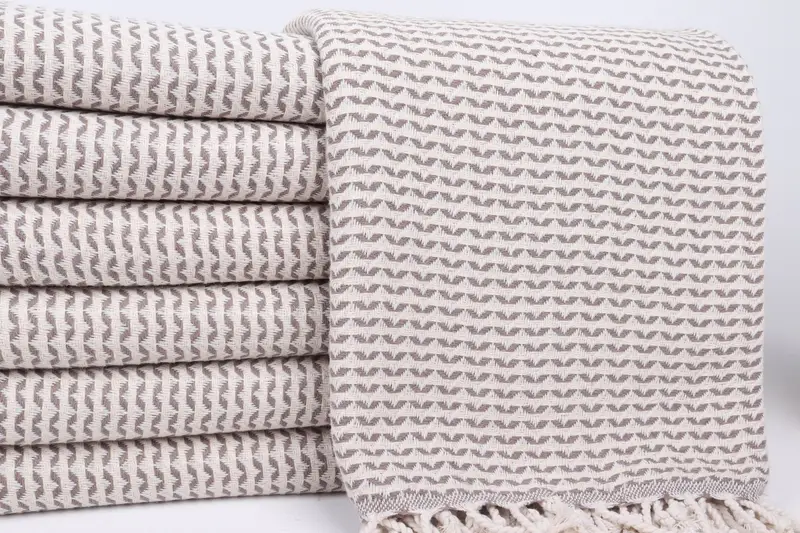 70x40 Cotton Diamond Towel, Bridesmaid Gift, Peshtemal Towel USA, Wedding Favors, Beach Towel Bulk, Christmas Favors, Family Gift Basket, Spa Towel - 2