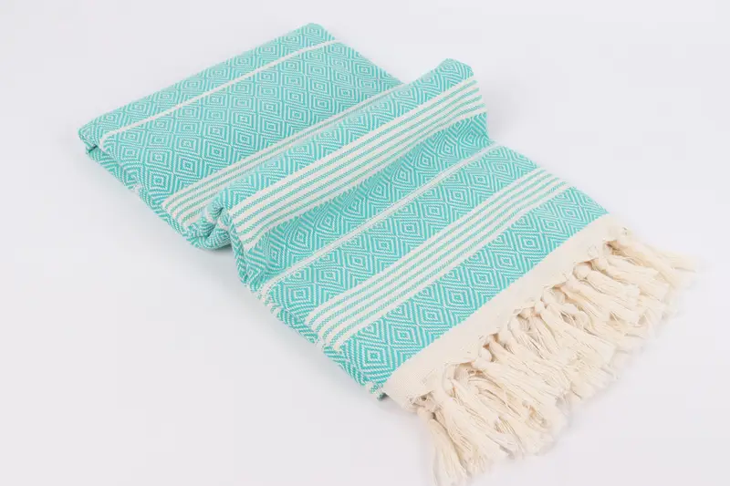 Bachelorette Party Gifts For Bride, Home Gift, Sand-free towel, Peshtemal Towel, Peshtemal Towel USA, 70x38 Cotton Diamond Towel, Cotton towel - 6