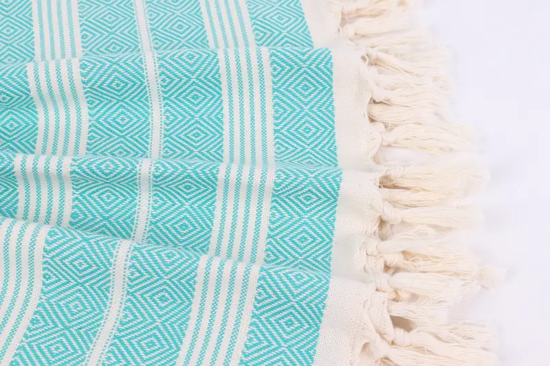 Bachelorette Party Gifts For Bride, Home Gift, Sand-free towel, Peshtemal Towel, Peshtemal Towel USA, 70x38 Cotton Diamond Towel, Cotton towel - 8