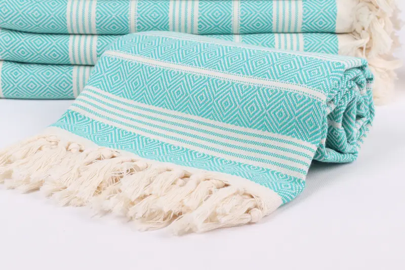 Bachelorette Party Gifts For Bride, Home Gift, Sand-free towel, Peshtemal Towel, Peshtemal Towel USA, 70x38 Cotton Diamond Towel, Cotton towel - 4