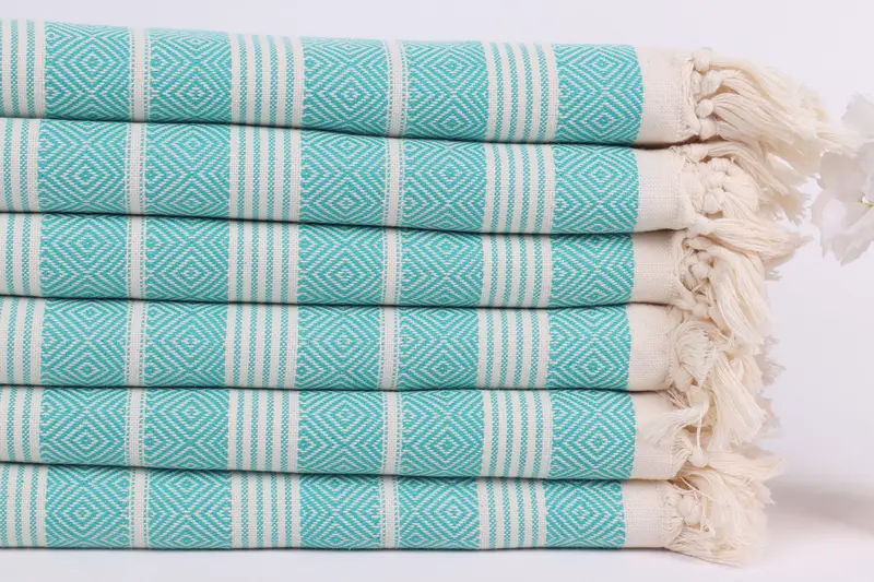 Bachelorette Party Gifts For Bride, Home Gift, Sand-free towel, Peshtemal Towel, Peshtemal Towel USA, 70x38 Cotton Diamond Towel, Cotton towel - 3