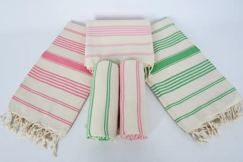 Monogrammed Turkish Towel, Bachelorette Party Decorations, Christmas Gift, Gifts For Him, Absorbent Turkish towel, 70x40 Cotton Striped Towel - 8