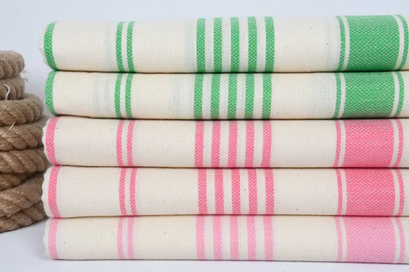 Monogrammed Turkish Towel, Bachelorette Party Decorations, Christmas Gift, Gifts For Him, Absorbent Turkish towel, 70x40 Cotton Striped Towel - 2