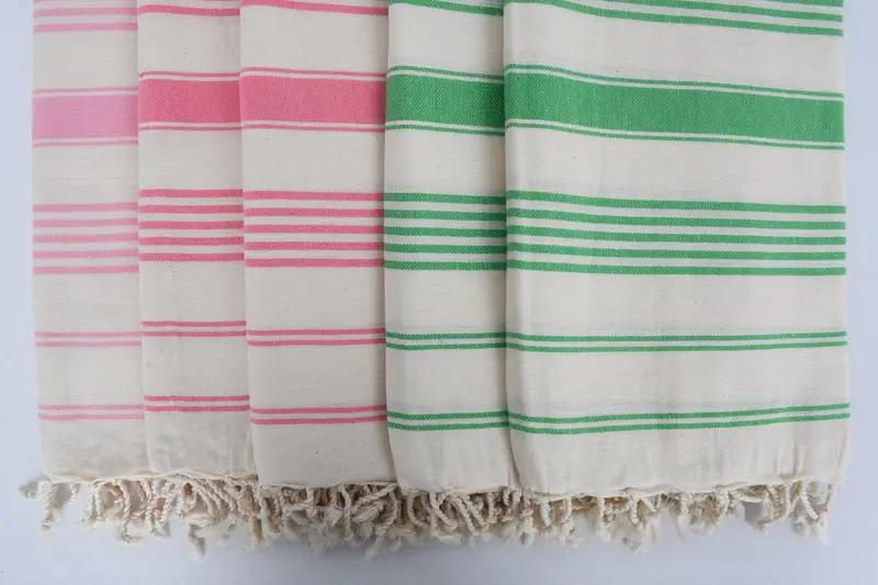 Monogrammed Turkish Towel, Bachelorette Party Decorations, Christmas Gift, Gifts For Him, Absorbent Turkish towel, 70x40 Cotton Striped Towel - 3