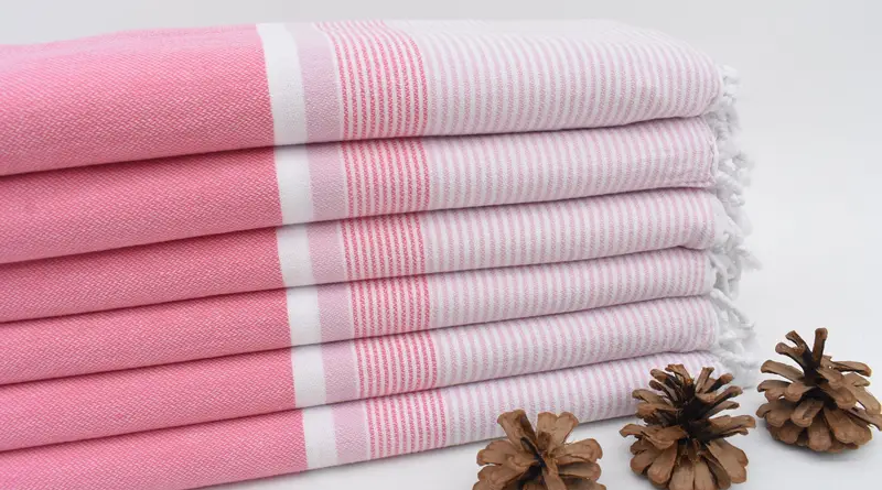 68x40 Cotton Striped Towel, Pool Towels, Personalized Bridesmaid Gift, Personalized Beach Towel, Personalize Gift, Lightweight Turkish towel - 1