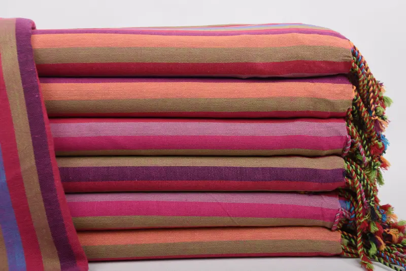 Arizona Bachelorette Party Favors, Grandma Gift, 70x36 Cotton Striped Towel, Personalized Gift, Thin towel, Best Friend Gift, Embroidery Towel - 1