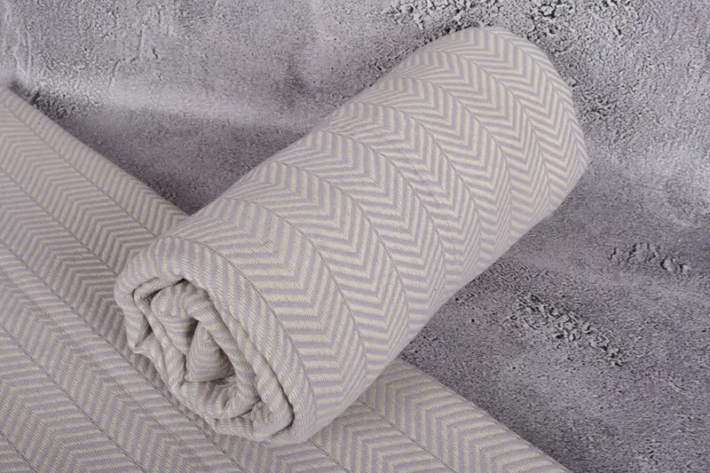 Monogram Beach Blanket, Custom Beach Blanket, Bachelorette Party Favors, 92x76 Cotton Chevron Towel, Woven Blanket, Personalized Gifts - 7