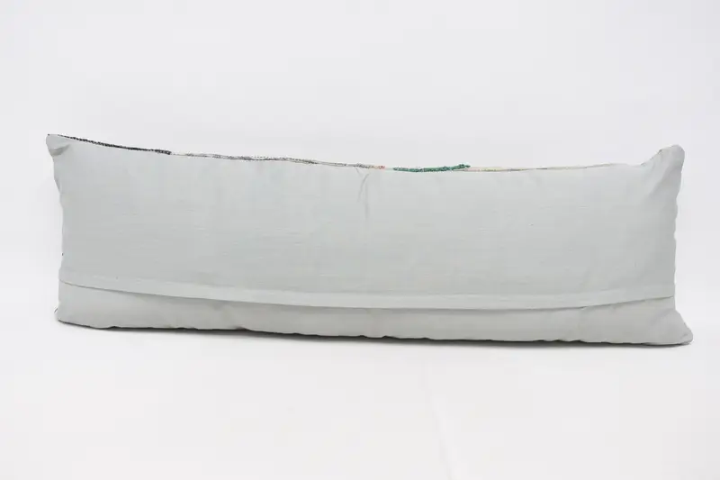 Kilim Pillow Cover, Tribal Pillow Case, 16x48 Beige Cushion, Kilim Cushion Sham, Pillow for Sofa, Pillow Cover, Pastel Pillow Cover - 6