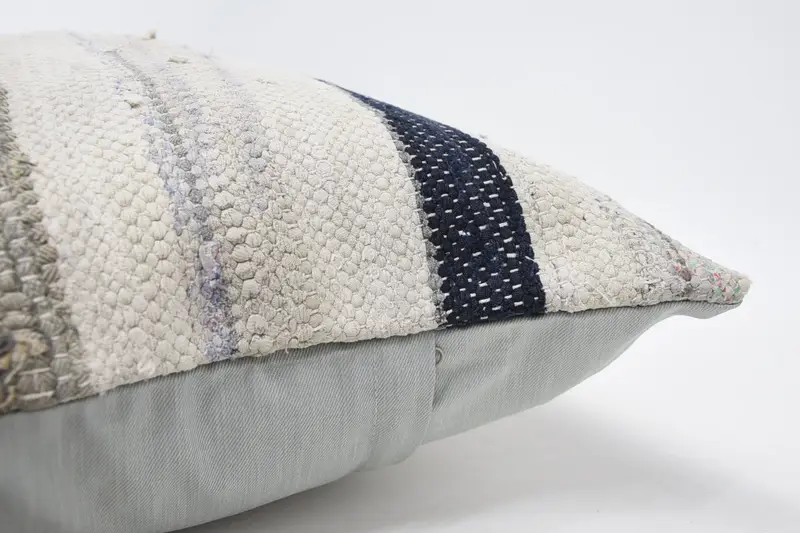 Kilim Pillow Cover, Tribal Pillow Case, 16x48 Beige Cushion, Kilim Cushion Sham, Pillow for Sofa, Pillow Cover, Pastel Pillow Cover - 5
