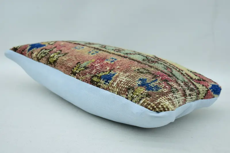 Kilim Cushion Sham, 8x16 Red Pillow Sham, Neutral Throw Pillow, Home Decor Pillow, Cushion Case, Custom Pillow Sham, Pillow for Sofa - 6