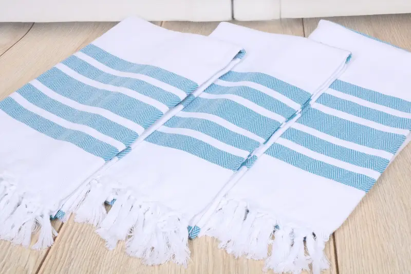 70x40 Cotton Herringbone Towel, Soft and absorbent Turkish towel, Quick-dry peshtemal, Beach Towel Gift, Absorbent Turkish towel, Gift For Coworker - 6